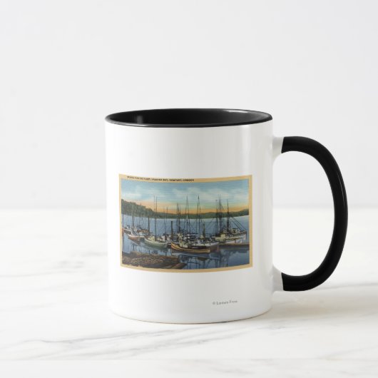 Newport, Oregon - Lachsfischerei in Yaquin Tasse (Rechts)