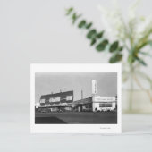 Newport, Oregon View Bay Way Caf � Foto Postkarte (Stehend Vorderseite)