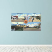 Newport, Oregon - Yaquina Leuchtturm, Main Leinwanddruck (Insitu (Holzboden))