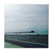 Newport Pier, Newport Beach, Kalifornien Fliese (Vorderseite)