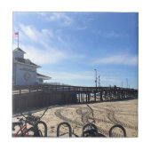Newport Pier, Newport Beach, Kalifornien Fliese (Vorderseite)
