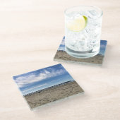 Newport Pier, Newport Beach, Kalifornien Glasuntersetzer (Schrägansicht)