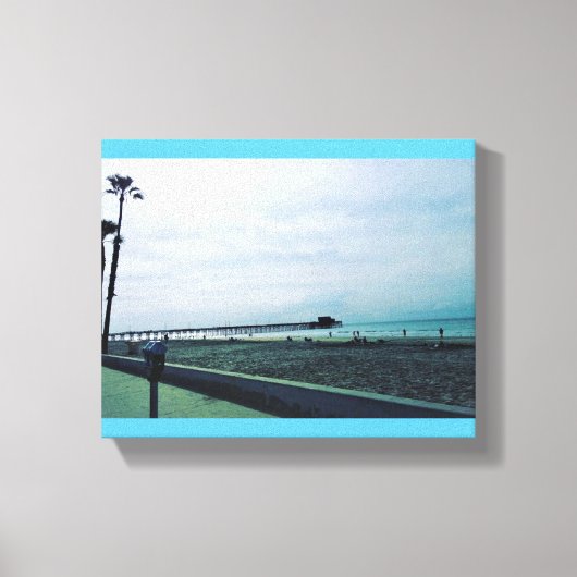 Newport Pier, Newport Beach, Kalifornien Leinwanddruck (Vorderseite)