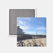 Newport Pier, Newport Beach, Kalifornien Magnet (Vorderseite/Rückseite)