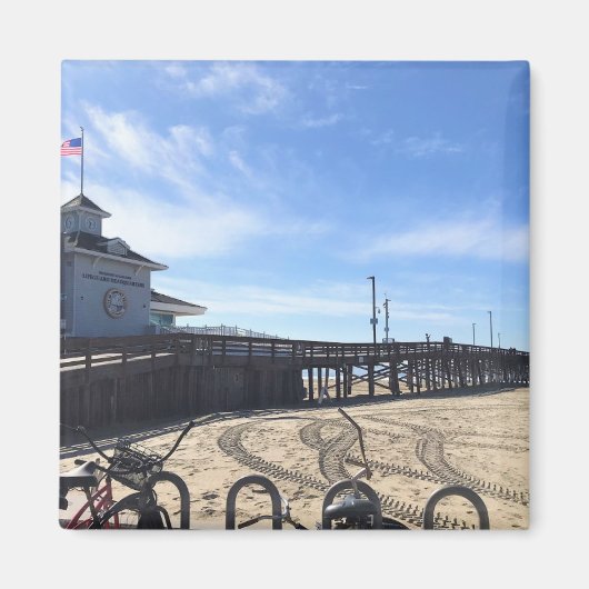 Newport Pier, Newport Beach, Kalifornien Magnet (Vorne)