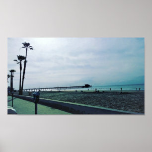 Newport Pier, Newport Beach, Kalifornien Poster