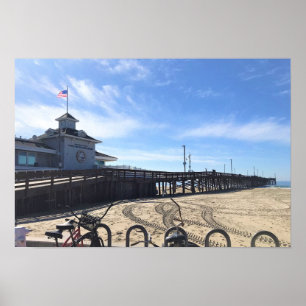 Newport Pier, Newport Beach, Kalifornien Poster