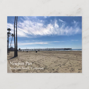 Newport Pier, Newport Beach, Kalifornien Postkarte