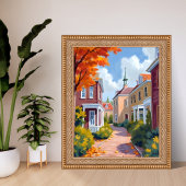 Newport Rhode Island Aquarell Poster