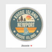 Newport, Rhode Island Aufkleber (Blatt)