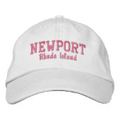 Newport, Rhode Island Bestickte Kappe (Vorderseite)