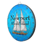Newport Rhode Island Dartscheibe (Vorderseite rechts)