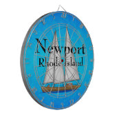 Newport Rhode Island Dartscheibe (Vorderseite Links)