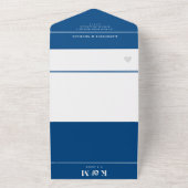 Newport Rhode Island Elegante Wedding All In One Einladung (Außenbereich)