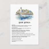 Newport, Rhode Island - Gästedaten Begleitkarte (Vorderseite)