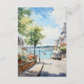 Newport, Rhode Island - Gästedaten Begleitkarte (Rückseite)