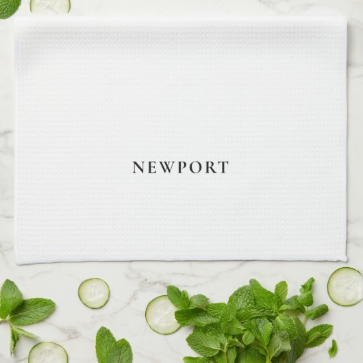 Newport Rhode Island Geschirrtuch Küste Küche (Gefaltet)