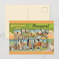 Newport Rhode Island Grüße Postkarte