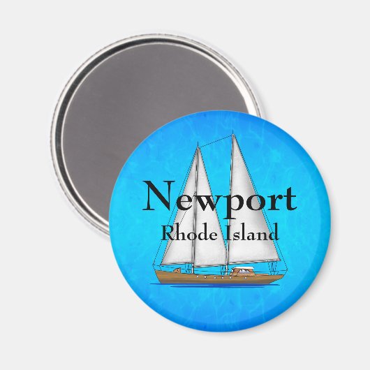 Newport Rhode Island Magnet (Vorderseite/Rückseite)