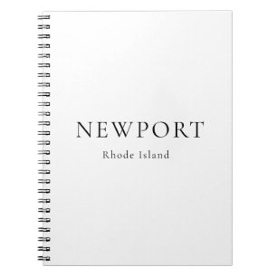 Newport Rhode Island Notizbuch Notizblock