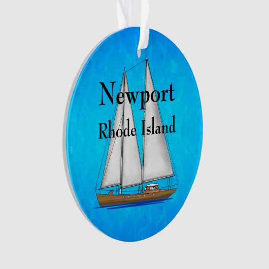 Newport Rhode Island Ornament (Vorderseite)