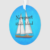 Newport Rhode Island Ornament (Vorderseite)
