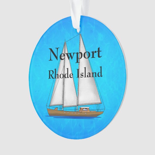 Newport Rhode Island Ornament (Vorderseite)