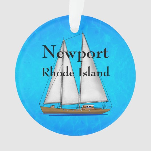 Newport Rhode Island Ornament (Vorderseite)