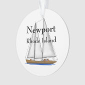 Newport Rhode Island Ornament (Vorderseite)