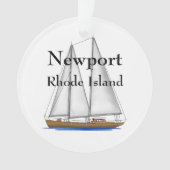 Newport Rhode Island Ornament (Vorderseite)
