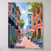 Newport Rhode Island Painting Poster (Vorne)