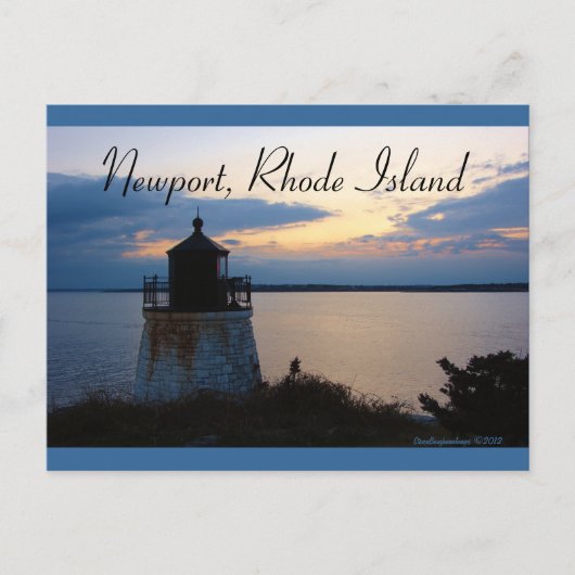 Newport, Rhode Island Postkarte (Vorderseite)