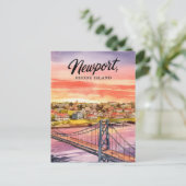 Newport, Rhode Island Postkarte (Stehend Vorderseite)