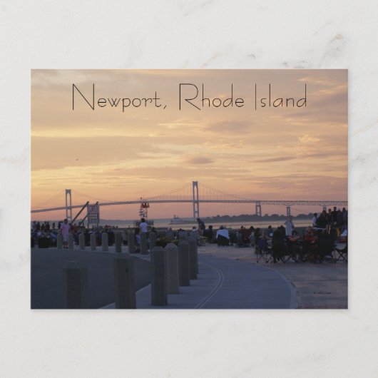 Newport, Rhode Island Postkarte (Vorderseite)