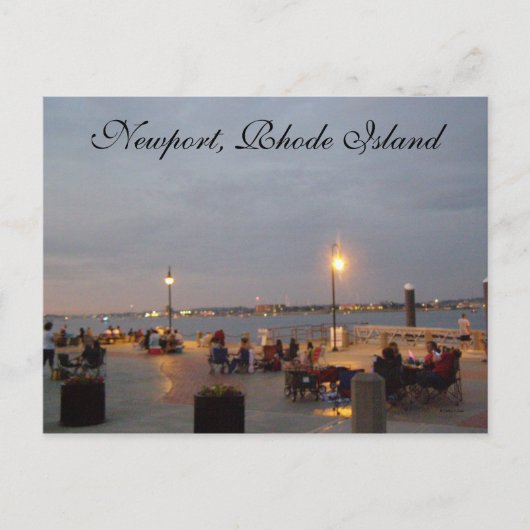 Newport, Rhode Island Postkarte (Vorderseite)