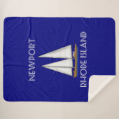 Newport Rhode Island Segelboot Sherpadecke (Vorderseite (Horizontal))