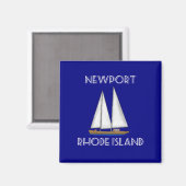 Newport Rhode Island Segeln Magnet (Vorderseite/Rückseite)