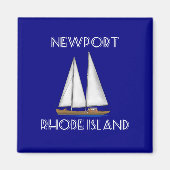 Newport Rhode Island Segeln Magnet (Vorne)