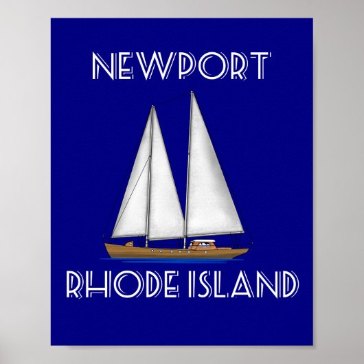 Newport Rhode Island Segeln Poster (Vorne)