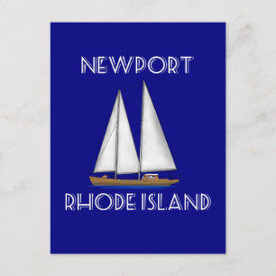 Newport Rhode Island Segeln Postkarte