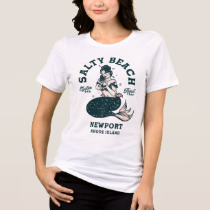 Newport Rhode Island Shirt Oyster Bar Mermaid Gesc