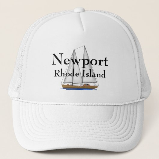 Newport Rhode Island Truckerkappe (Vorderseite)