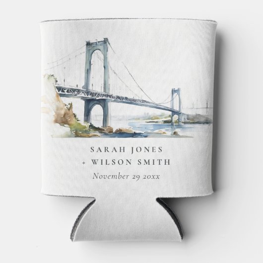 Newport Rhode Island United Staaten Wedding Dosenkühler (Vorderseite)