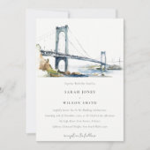 Newport Rhode Island United Staaten Wedding Einladung (Vorderseite)