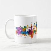 Newport Rhode Island USA Skyline Kaffeetasse (Links)