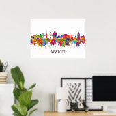 Newport Rhode Island USA Skyline Poster (Heimbüro)