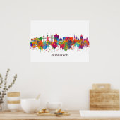 Newport Rhode Island USA Skyline Poster (Küche)