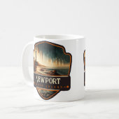 Newport, Rhode Island | VINTAG Kaffeetasse (Vorderseite Links)