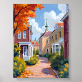 Newport Rhode Island Watercolor Poster (Vorne)