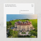 Newport RI Breakers Mansion Rhode Island Postkarte (Vorne/Hinten)